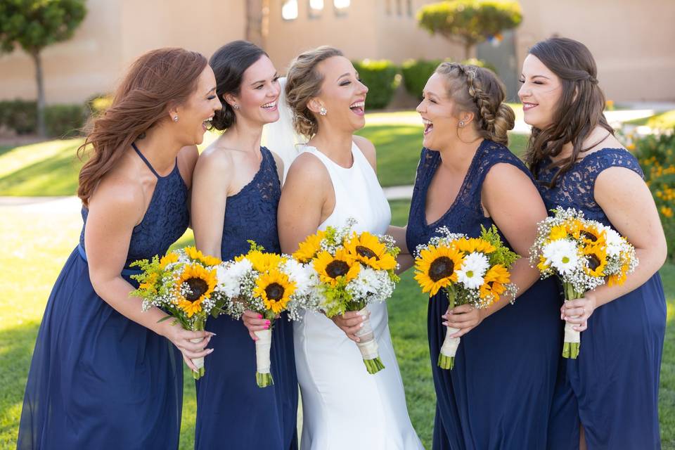 Sunflower bouquets