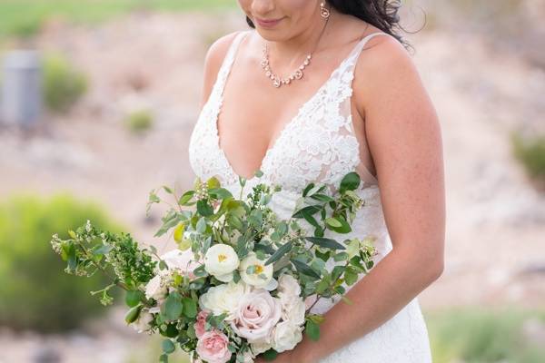 Lush greenery bouquet