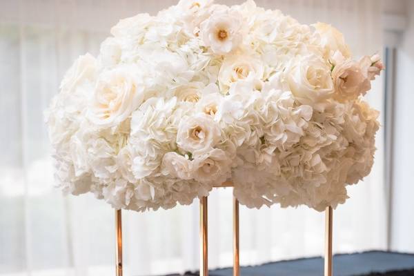 Tall wedding arrangements