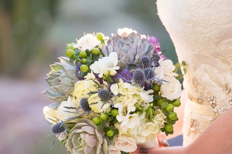 Succulent bouquet