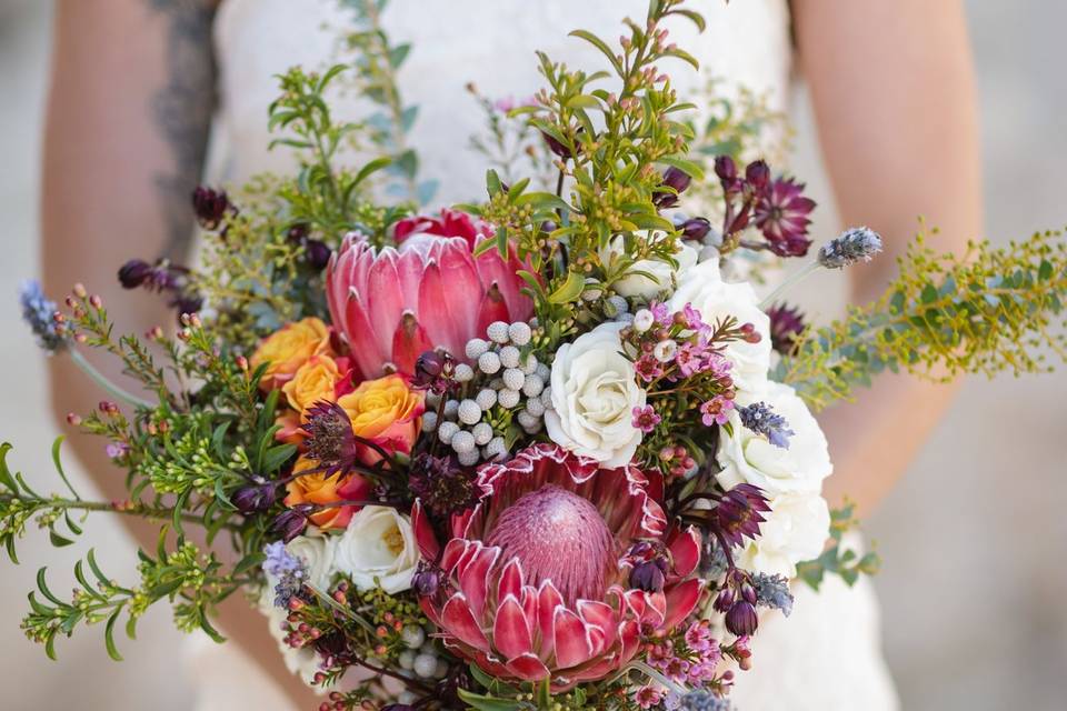 Protea bouquet