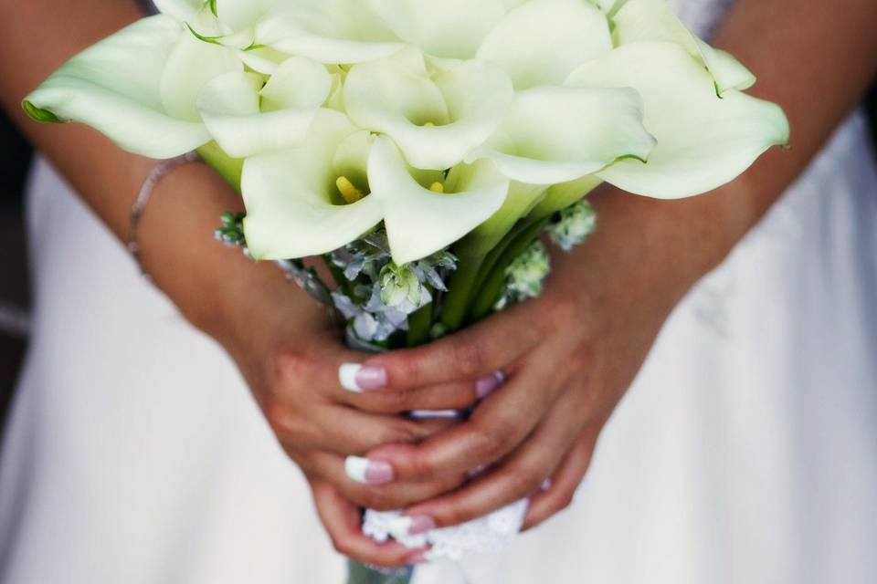 Calla lily bouquet