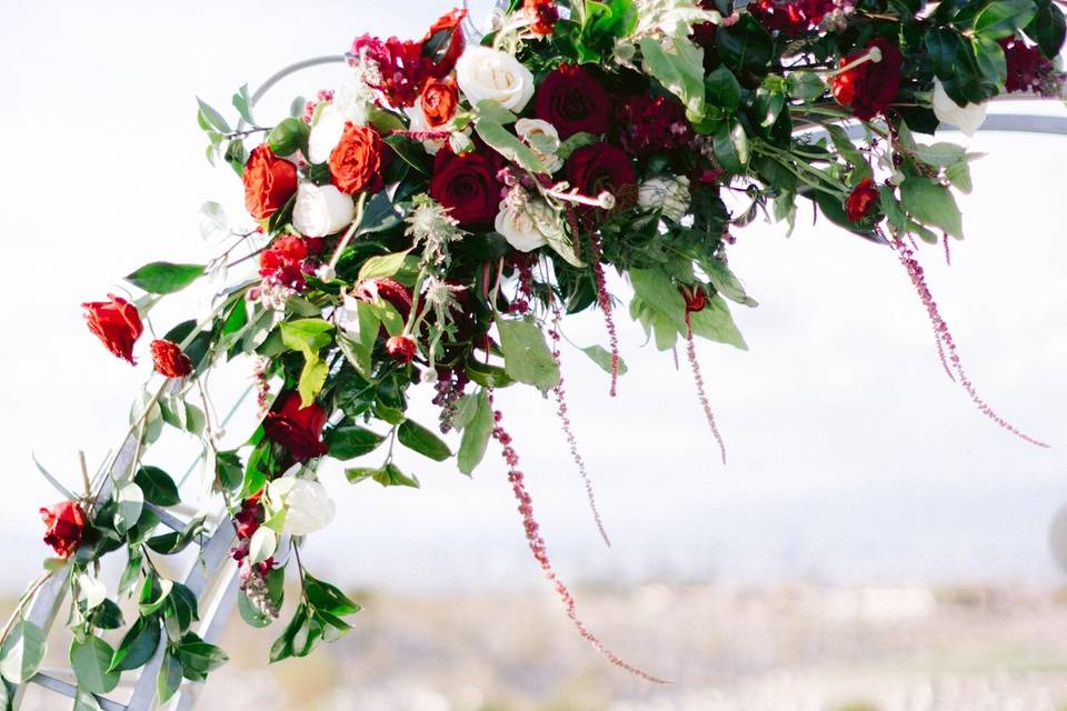 Arch flowers