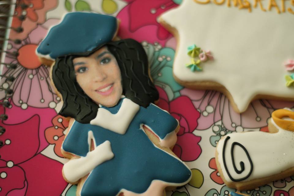 Mixed media cookies- Selfie Cookies- Photo Cookies- Customize photo cookies-