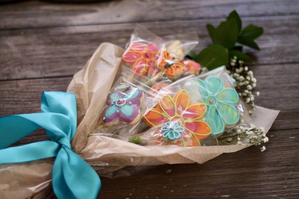 Cookie flower bouquet/Cookies on a stick