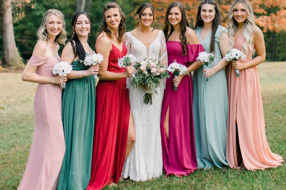 Fall Inspired Bridal Party Col