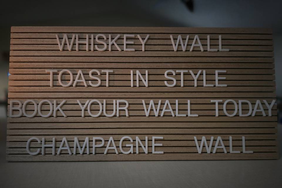 Champagne Wall Rental