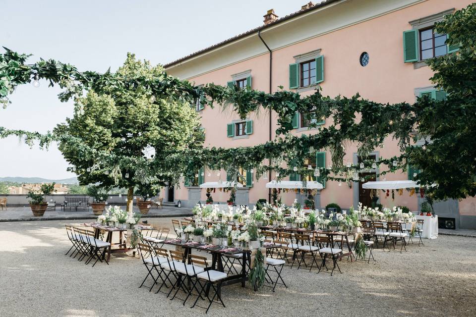 Beautiful outdoor dining