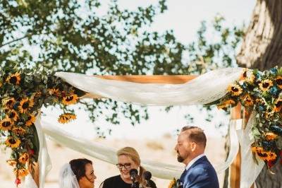 Autumn wedding in Valyermo, CA
