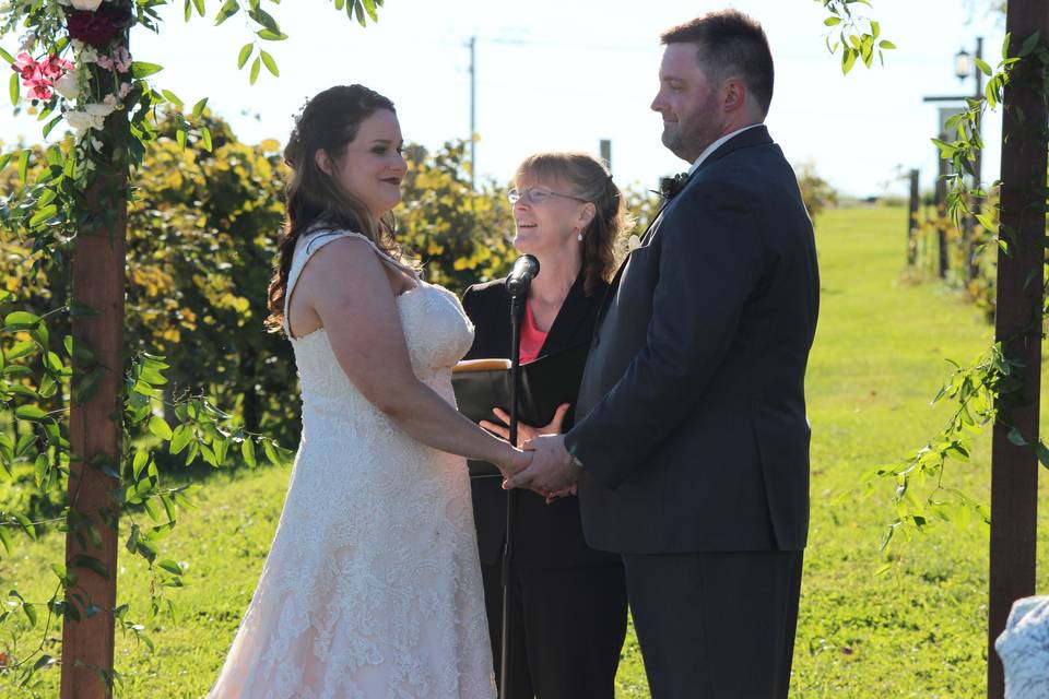 Bride and groom