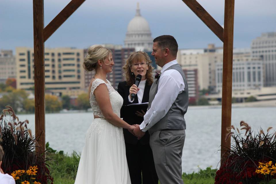 Saying the vows