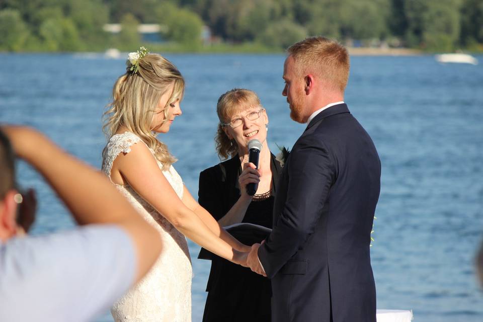 Memorable Lakeside Wedding