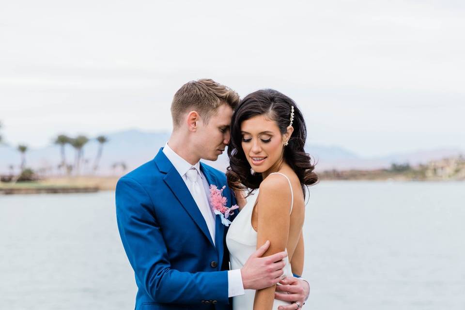 Lake Las Vegas Wedding Day
