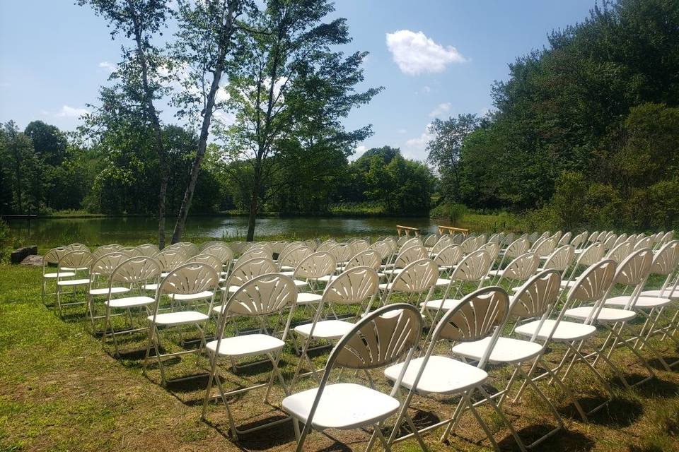 Ceremony set up