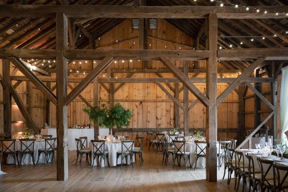 Reception in Barn