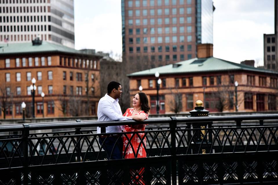 Bridge love with a view