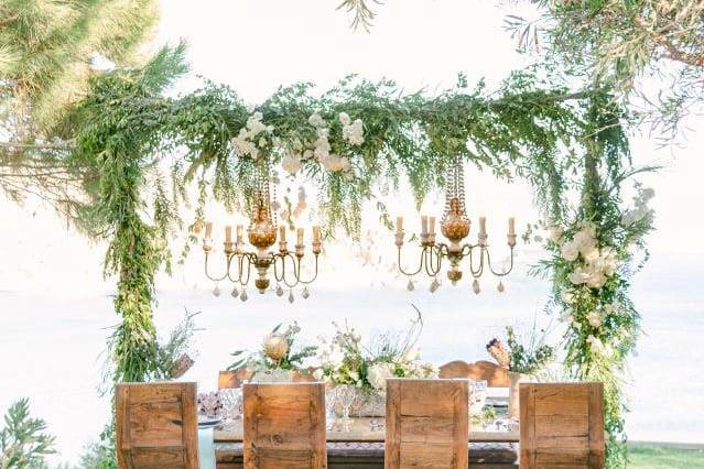 Dreamy wedding setting