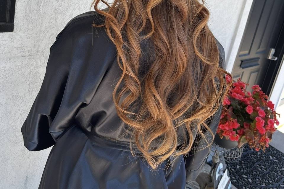 Bridesmaid hair