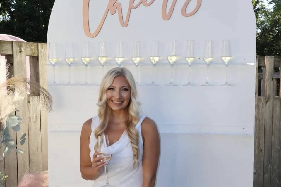 Bridal shower makeup