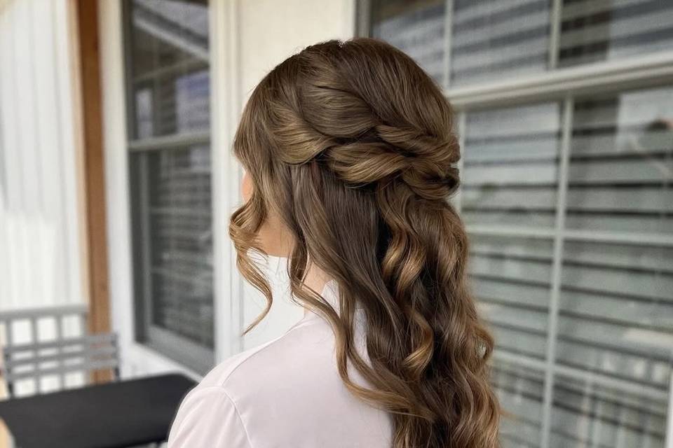 Bridal half up