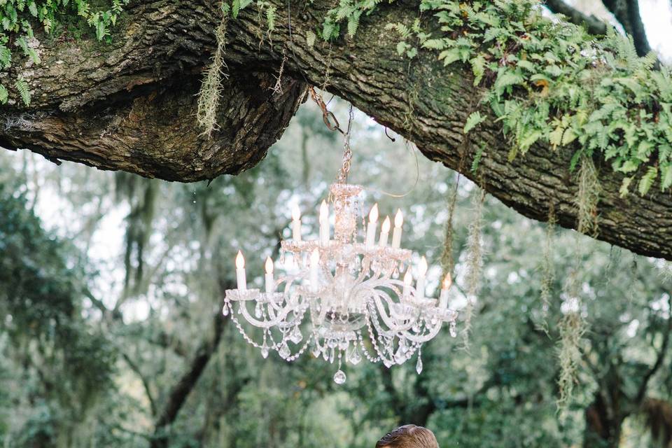 Outdoor wedding ceremony