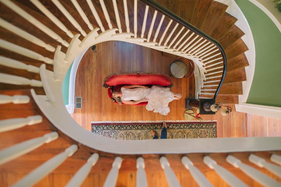 Stairwell from above