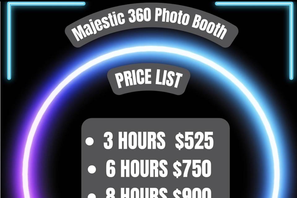 360 Booth prices