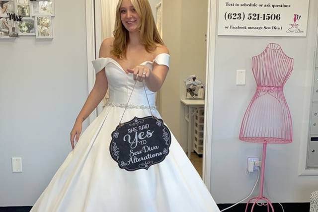 A few months ago I said yes to the dress!! As scheduled, dress