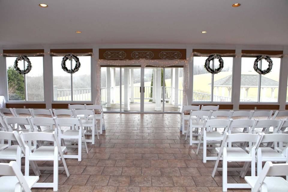 Winter/Rain Indoor Ceremony