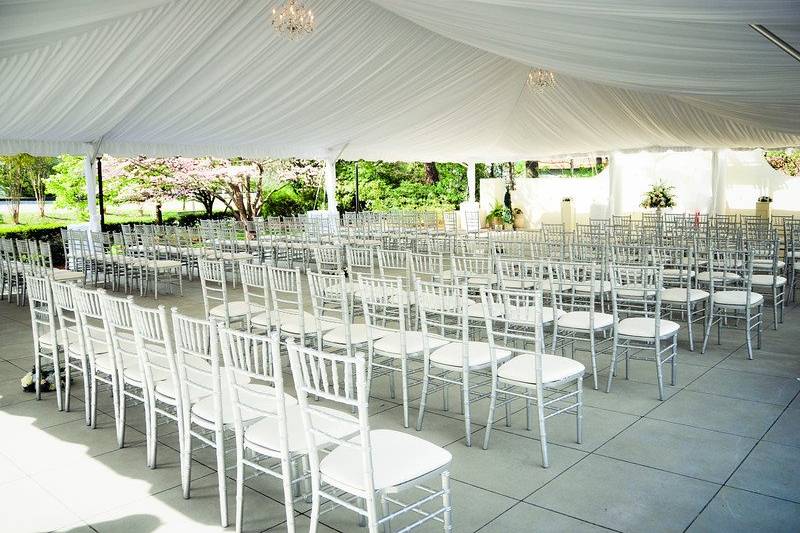 Tent wedding venue