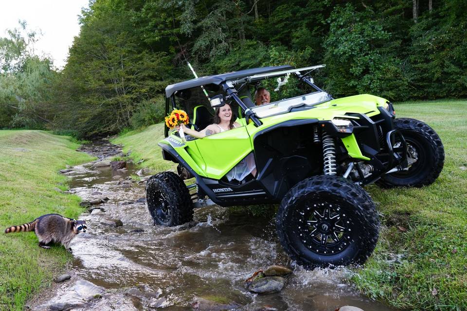 Bring Your ATV to your wedding