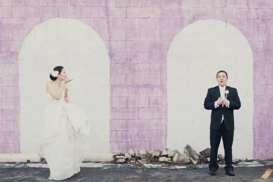 Creative couple portrait