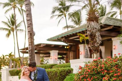 First walk as Mr. and Mrs.