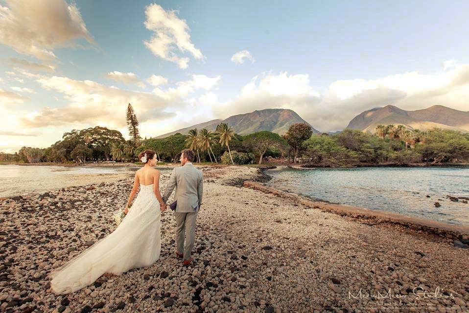 First walk as Mr. and Mrs.