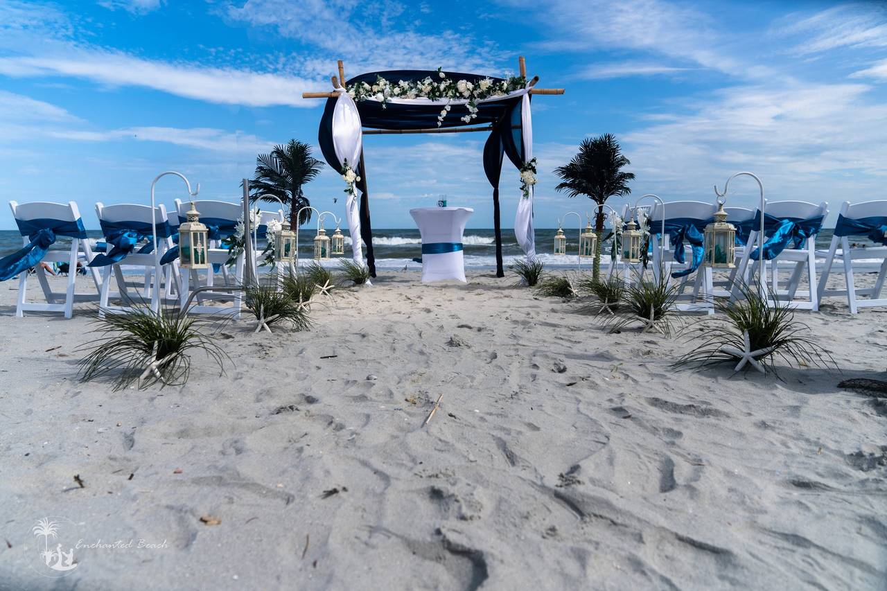 enchanted beach wedding