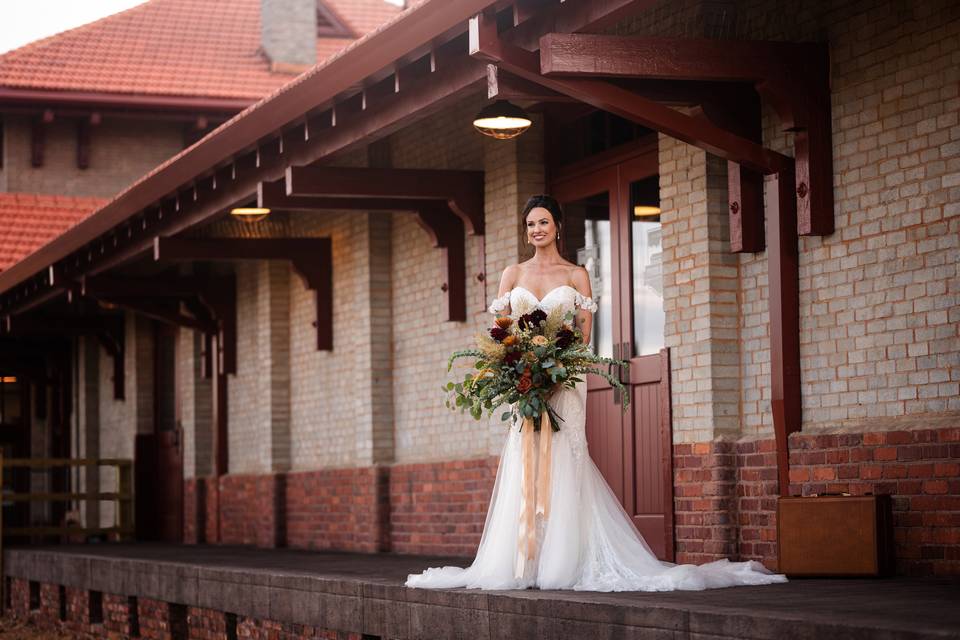 Historic Greer Depot w/ Bride