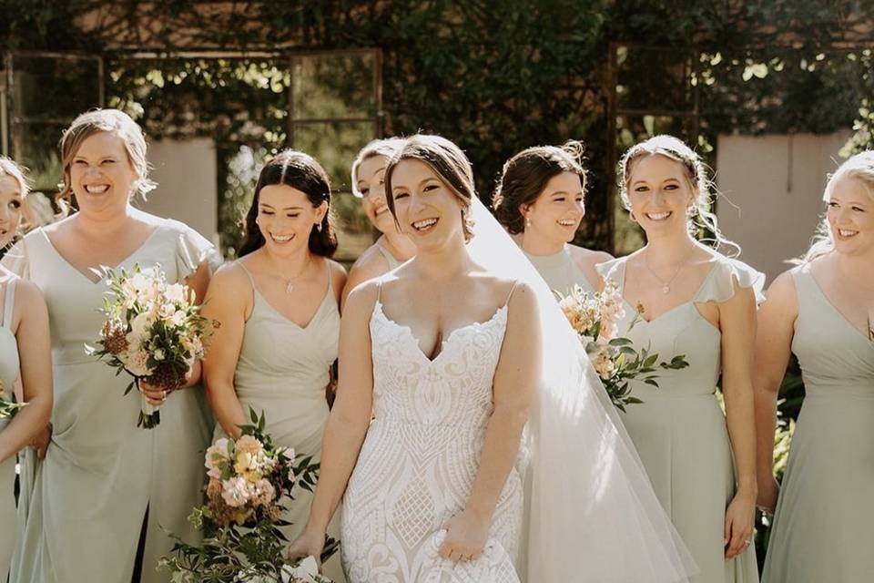 Bride + Bridesmaids