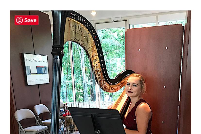 Harp at a Glass House