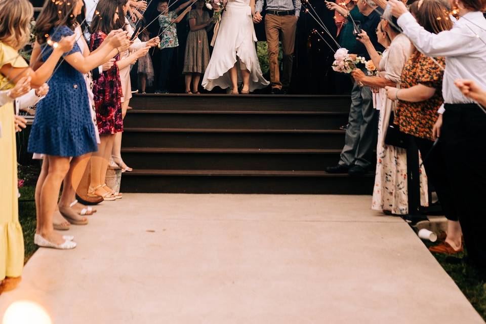 Reception exit