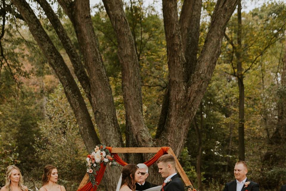 Outdoor ceremony