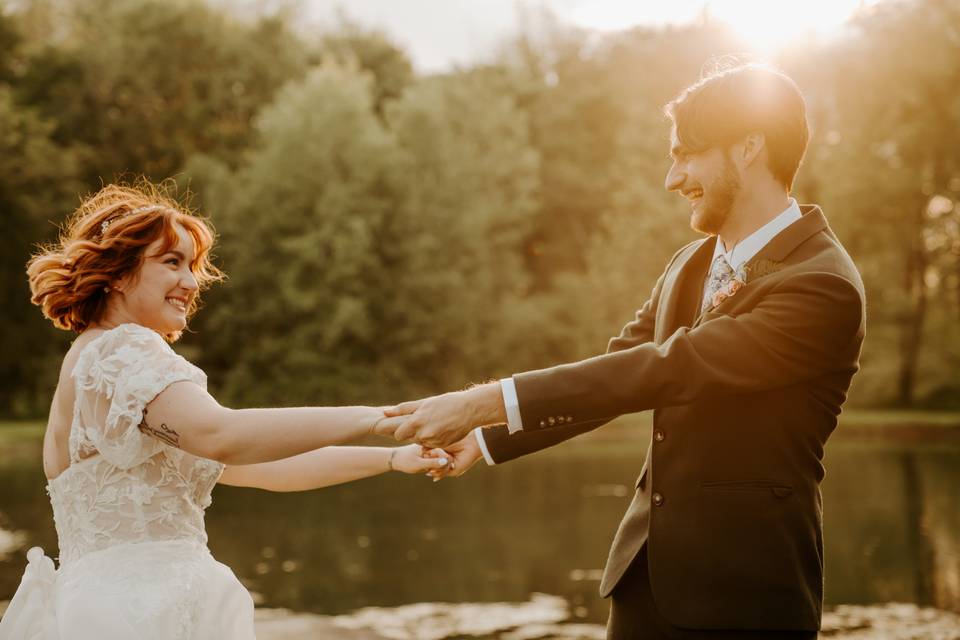 Happy couple