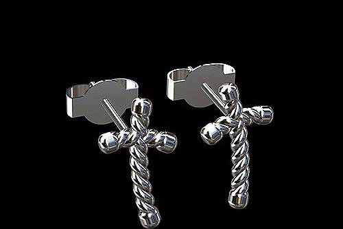 Sterling Silver Bar Brick Stud Earringshttp://www.orospot.com/product/e1360spp/sterling-silver-bar-brick-stud-earrings.aspxSKU: E1360SPP$99.00Sterling silver bar brick earrings are 9.5 mm (H) x 4.5 mm (W) (0.37 inch X 0.17 inch) and are also available in 14K gold.
