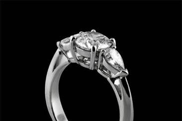 Platinum Diamond with Pear Shape Side Stones Engagement Ring Mountinghttp://www.orospot.com/product/r1005ven/platinum-diamond-with-pear-shape-side-stones-engagement-ring-mounting.aspxSKU: R1005VEN$1,265.00Handmade platinum engagement ring mounting with round diamond center stone (Approx 1 to 1.25 cttw) and pear shape side diamonds (Approx 1/2 cttw). Diamonds are not included and can be ordered separately. Mounting is available in all sizes, please contact us for more information.