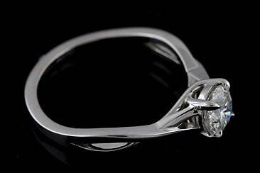 Classic Solid 14K White Gold Engagement Ring Mountinghttp://www.orospot.com/product/r1095ven/classic-solid-14k-white-gold-engagement-ring-mounting.aspxSKU: R1095VEN$419.00Center Stone: NOT Included. (This ring mounting was designed for a 5.5mm stone but can accommodate most shapes and sizes of the center stone. Please note that center stone sizes smaller and larger than 5.5mm will cost $150 extra.) Shank Width: 3.5mm at the top of the shank. 1.3mm at the bottom of the shank. Shank Height: 4.5mm at the center stone. Modern style engagement ring is available in all finger sizes, please contact us for your size preference. Please allow 10 business days to complete the order.