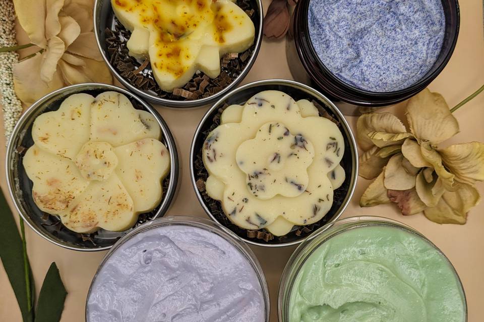 Scrubs/Lotion bars, butters