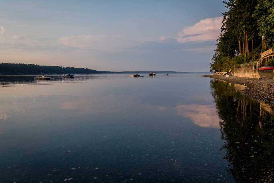 Our beach and bay