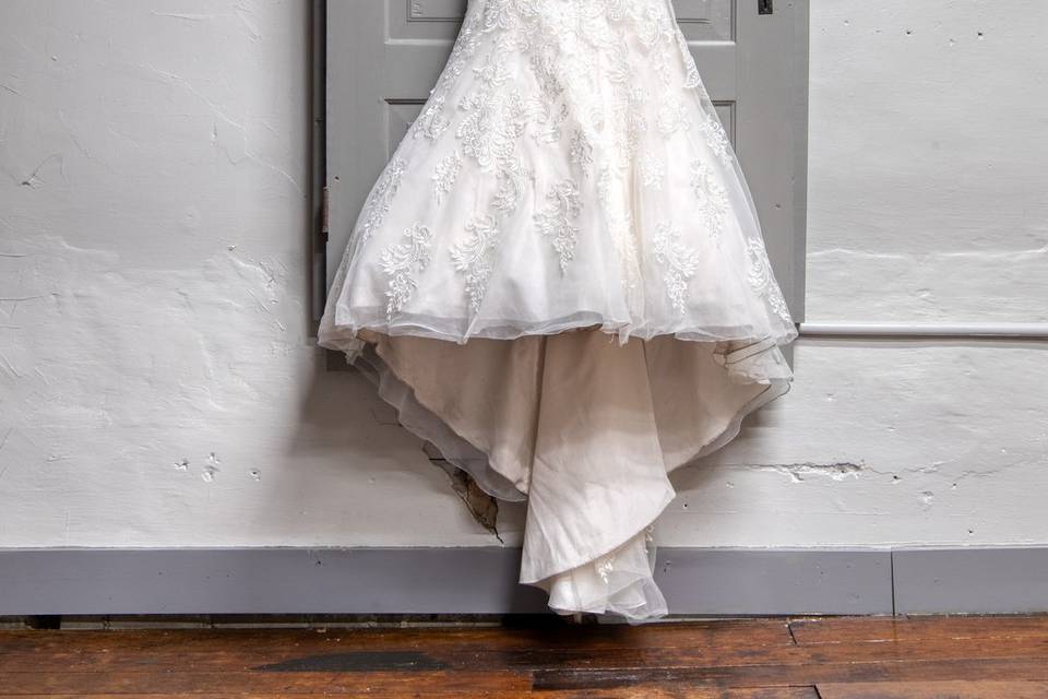 Wedding dress photo location