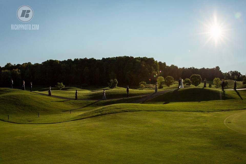 Golf course greenery