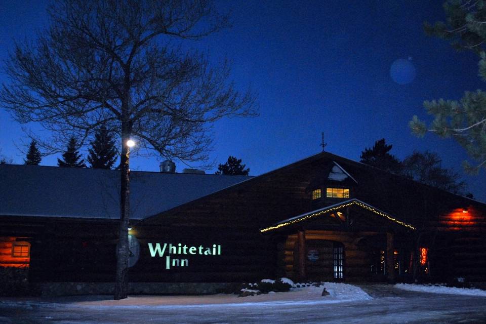 Whitetail Inn at night