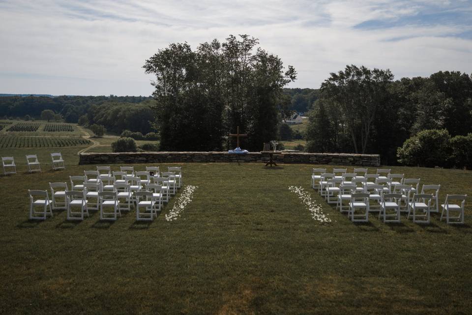 Ceremony set up